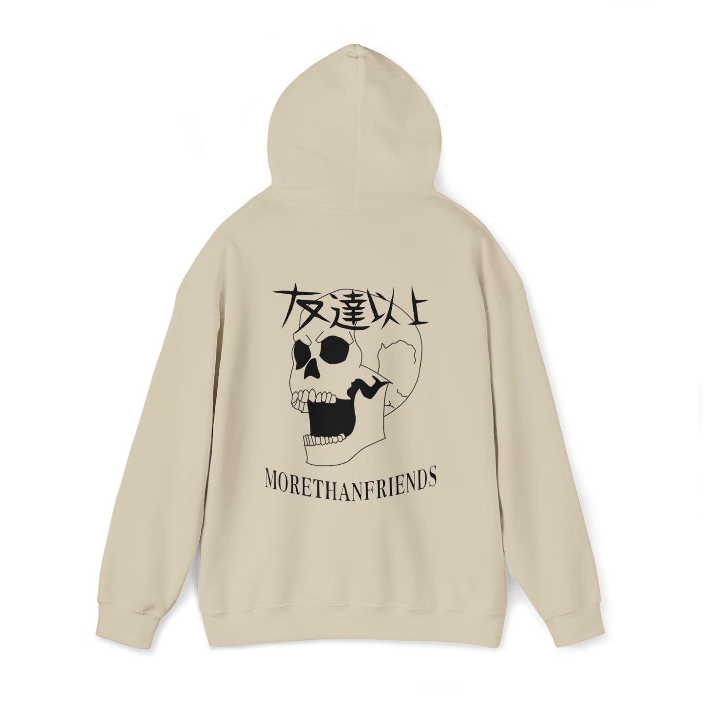 MTF Kanji Skull Hoodie Cream