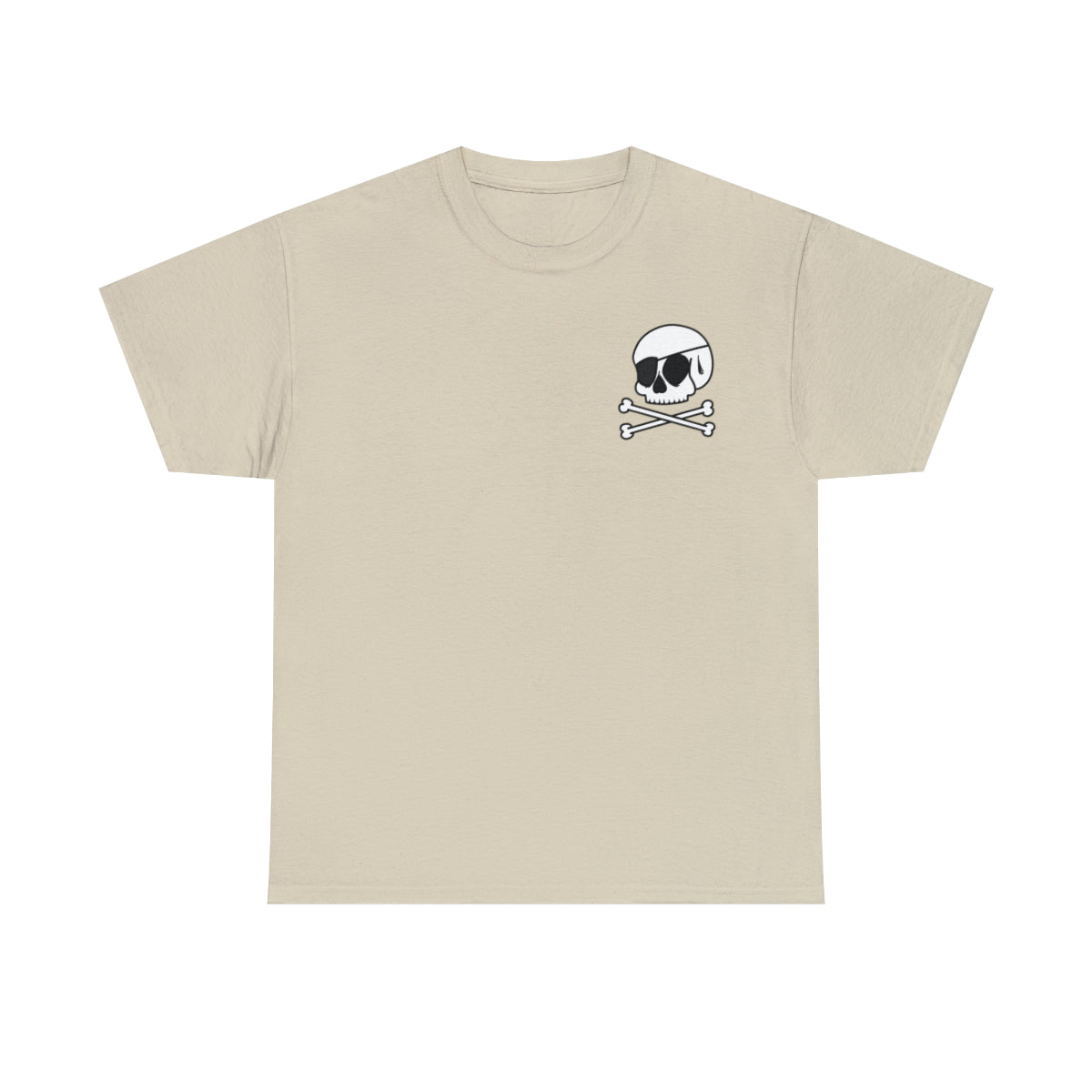 MTF Pirate Skull T-Shirt Cream